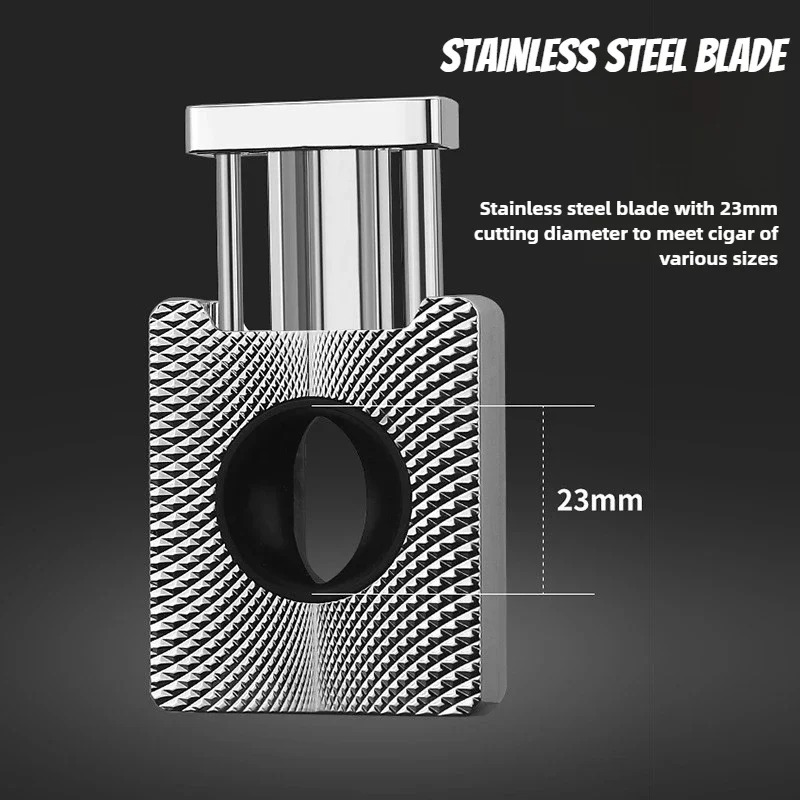 Cigar Cutter Set - Ciseaux à cigares en acier inoxydable