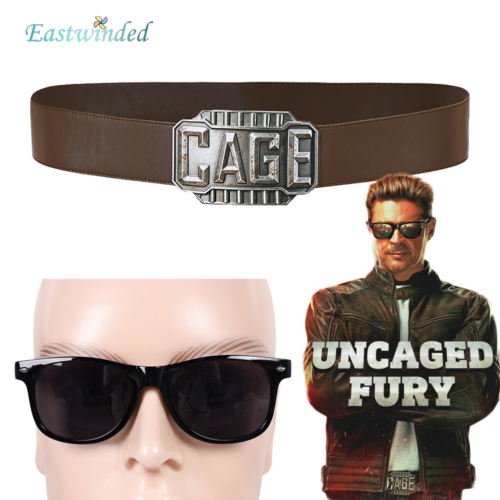 Men Accessories Mk - Lunettes de cosplay Johnny Cage MK
