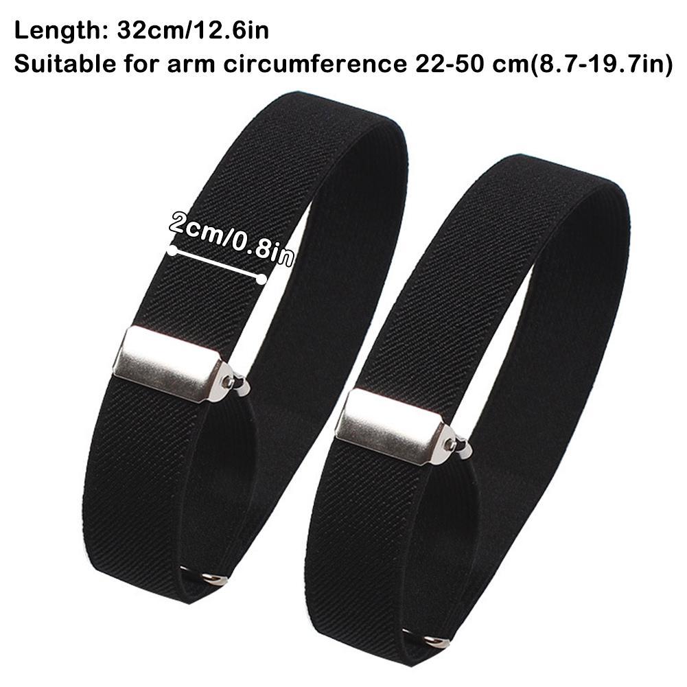 Men'S Accessories Holder - 2 pièces de manchettes élastiques réglables