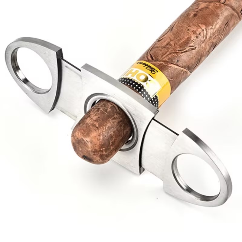 Cigar Cutter Set - Coupe-cigare en acier inoxydable, coupe classique