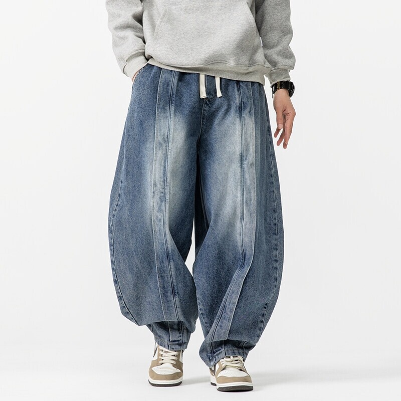Men'S Accessories For Jeans - 2025 nouveau sarouel Vintage hommes lâche