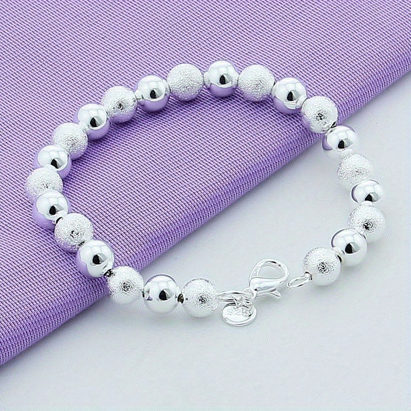 Bracelet Beaded Men - Bracelet à chaîne en argent sterling
