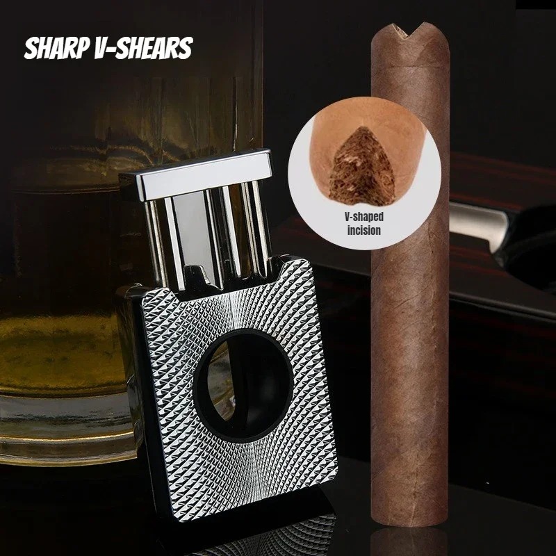 Ciseaux à cigares en acier ino - Cigar Cutter Set avis et prix