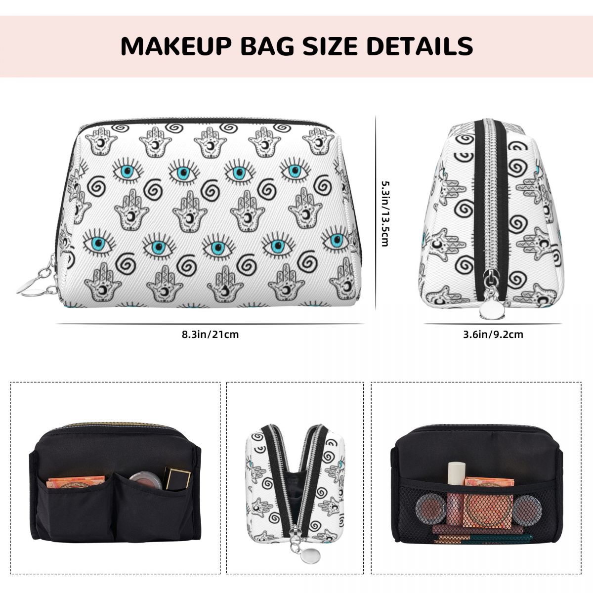 Pochette de maquillage avec sy - Men Accessories Evil Eye avis et prix