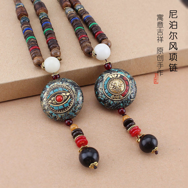 Collier thangka long et exotiq - Men Accessories Nepal avis et prix