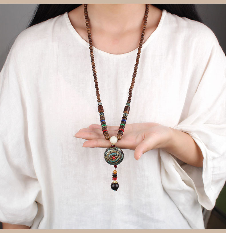 Collier thangka long et exotiq - Men Accessories Nepal avis et prix