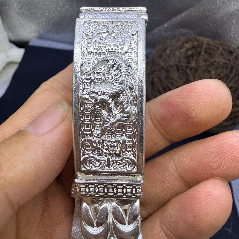 Bracelet chaîne en argent ajou - Men Accessories Nepal avis et prix