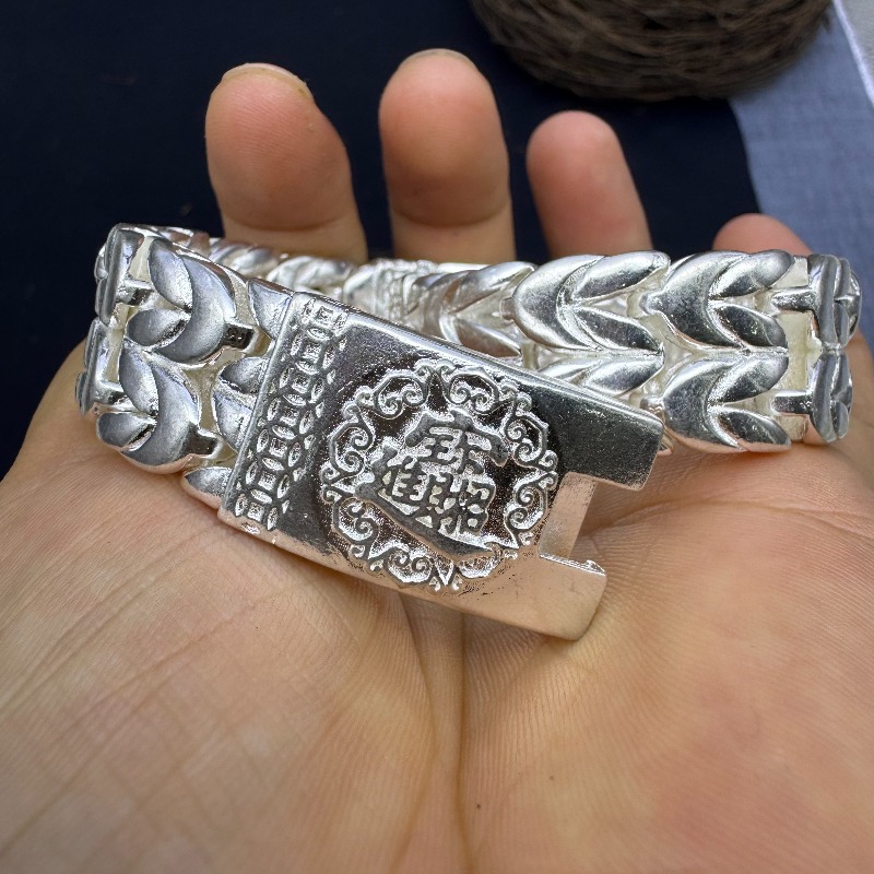 Bracelet chaîne en argent ajou - Men Accessories Nepal avis et prix