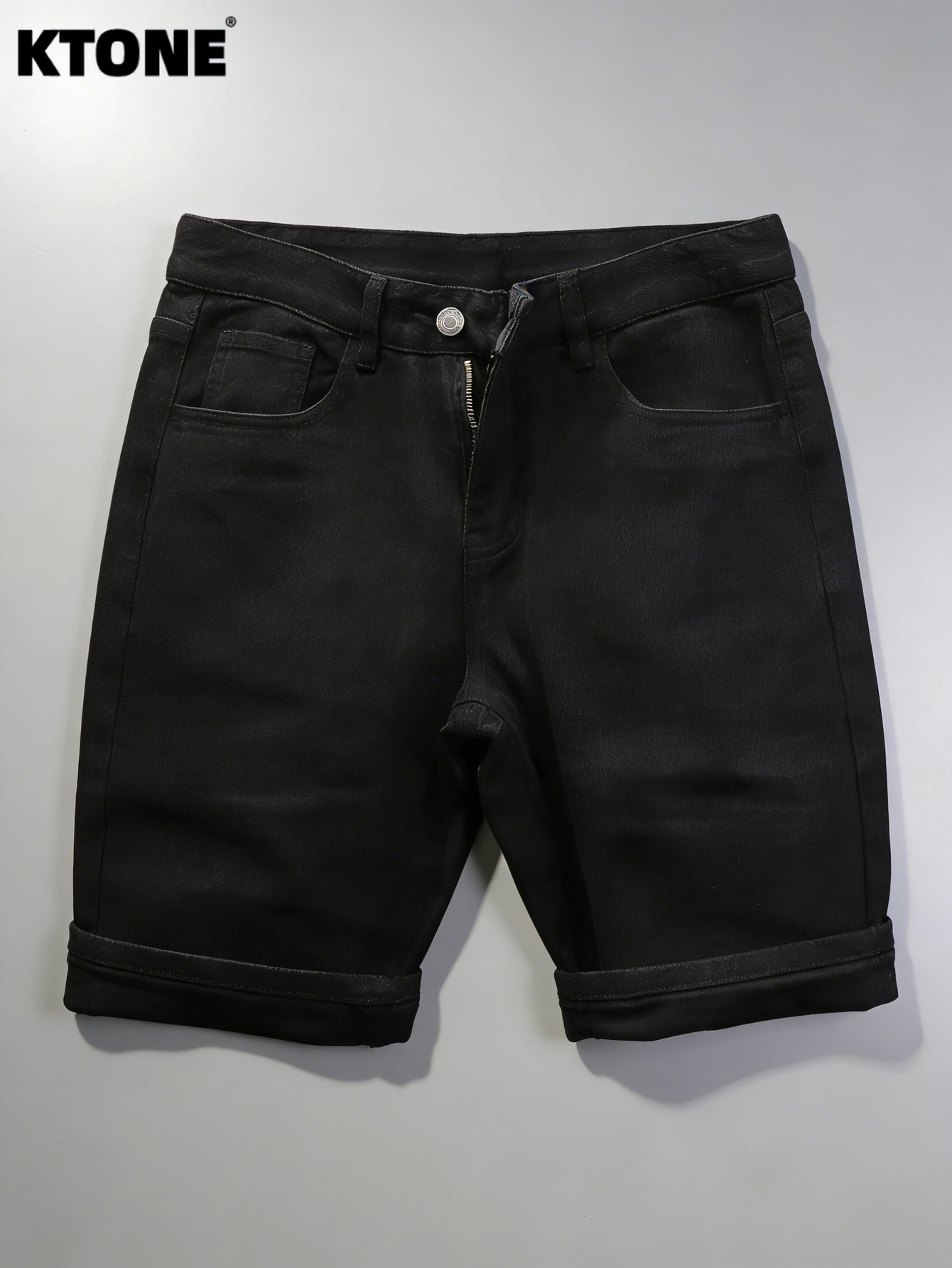 Short en jean noir uni pour ho - Men'S Accessories For Jeans avis et prix