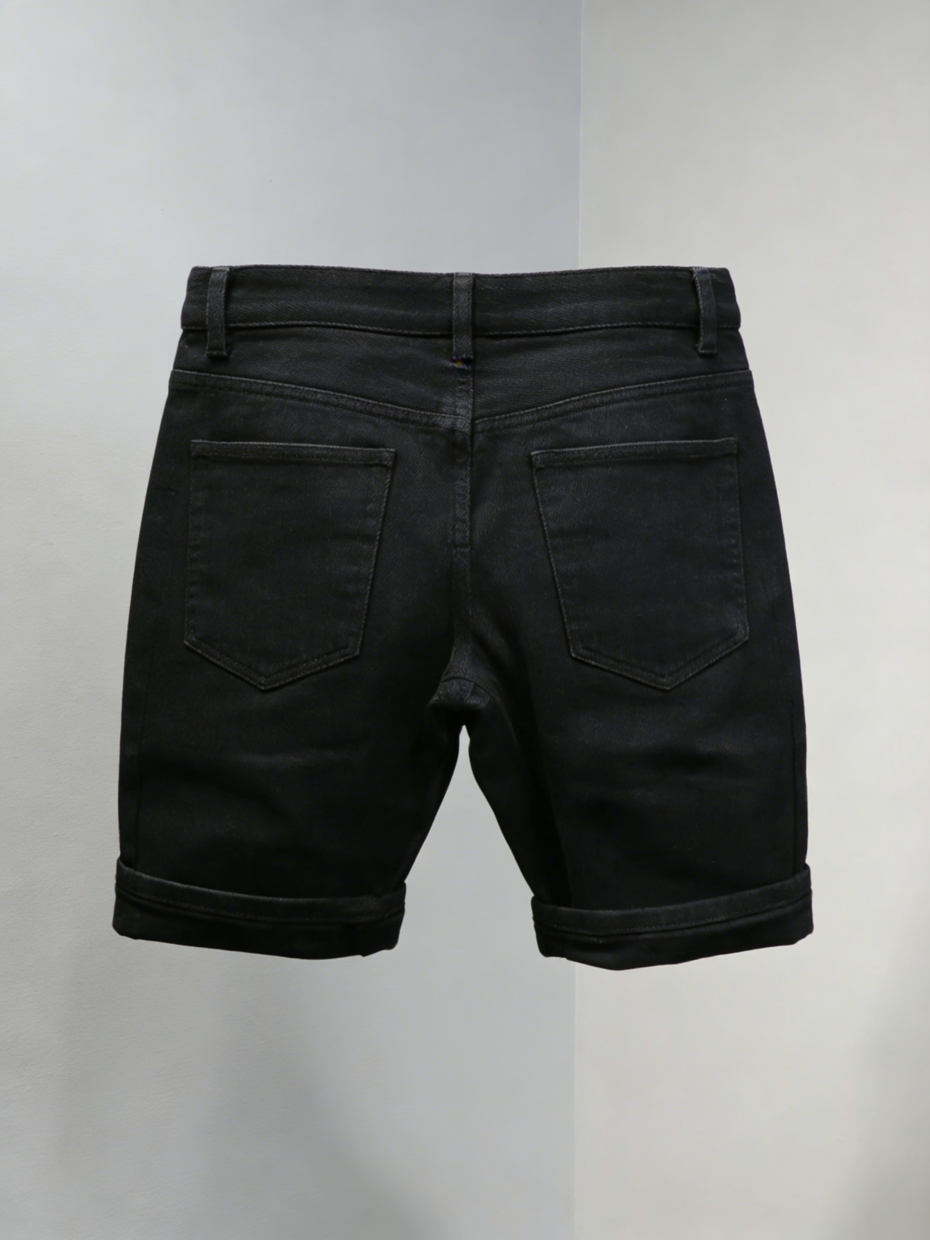 Short en jean noir uni pour ho - Men'S Accessories For Jeans avis et prix