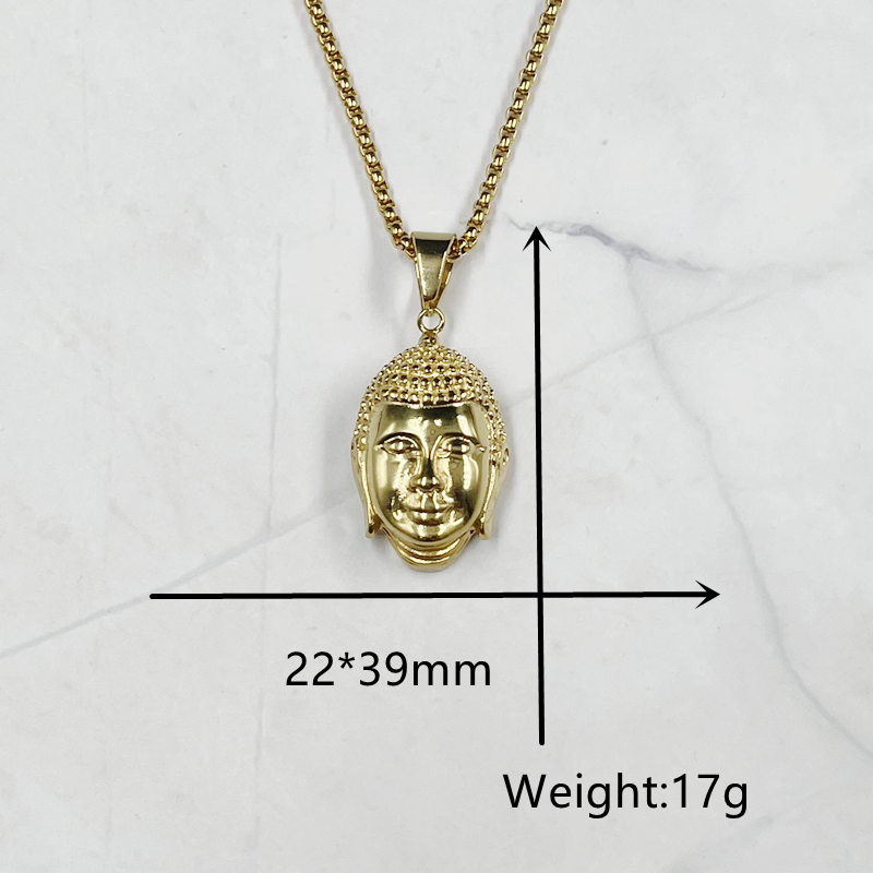 Collier pendentif tête de boud - Men Accessories Nepal avis et prix