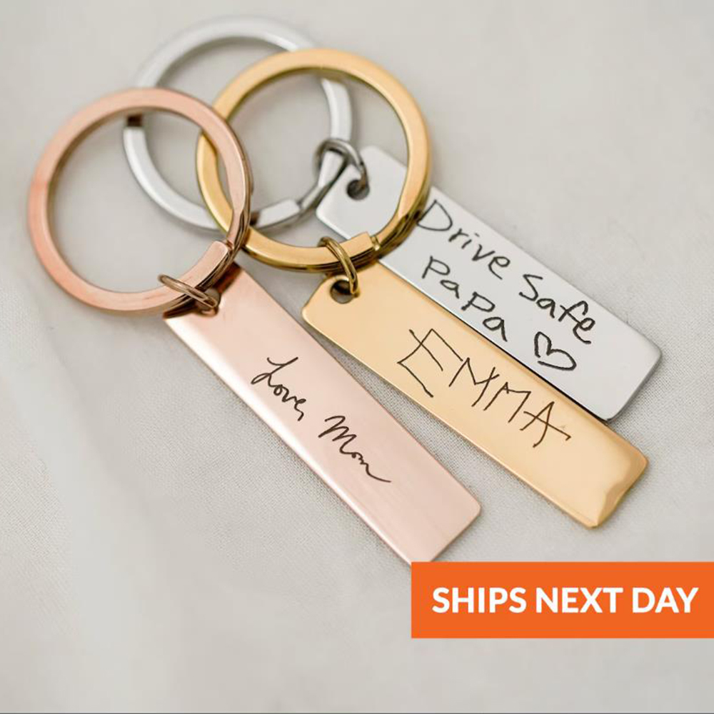 Porte-clés manuscrit réel, por - Men Accessories Ideas avis et prix