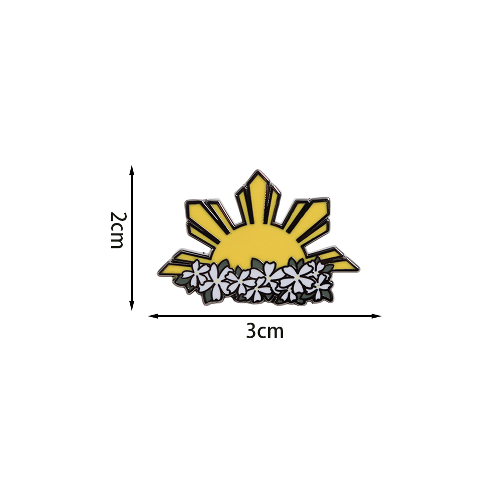 Broche fleur soleil philippin  - Men'S Accessories Philippines avis et prix