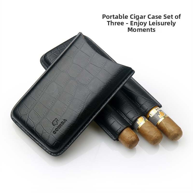 Ensemble de 2 étuis à cigares  - Cigar Cutter Set avis et prix