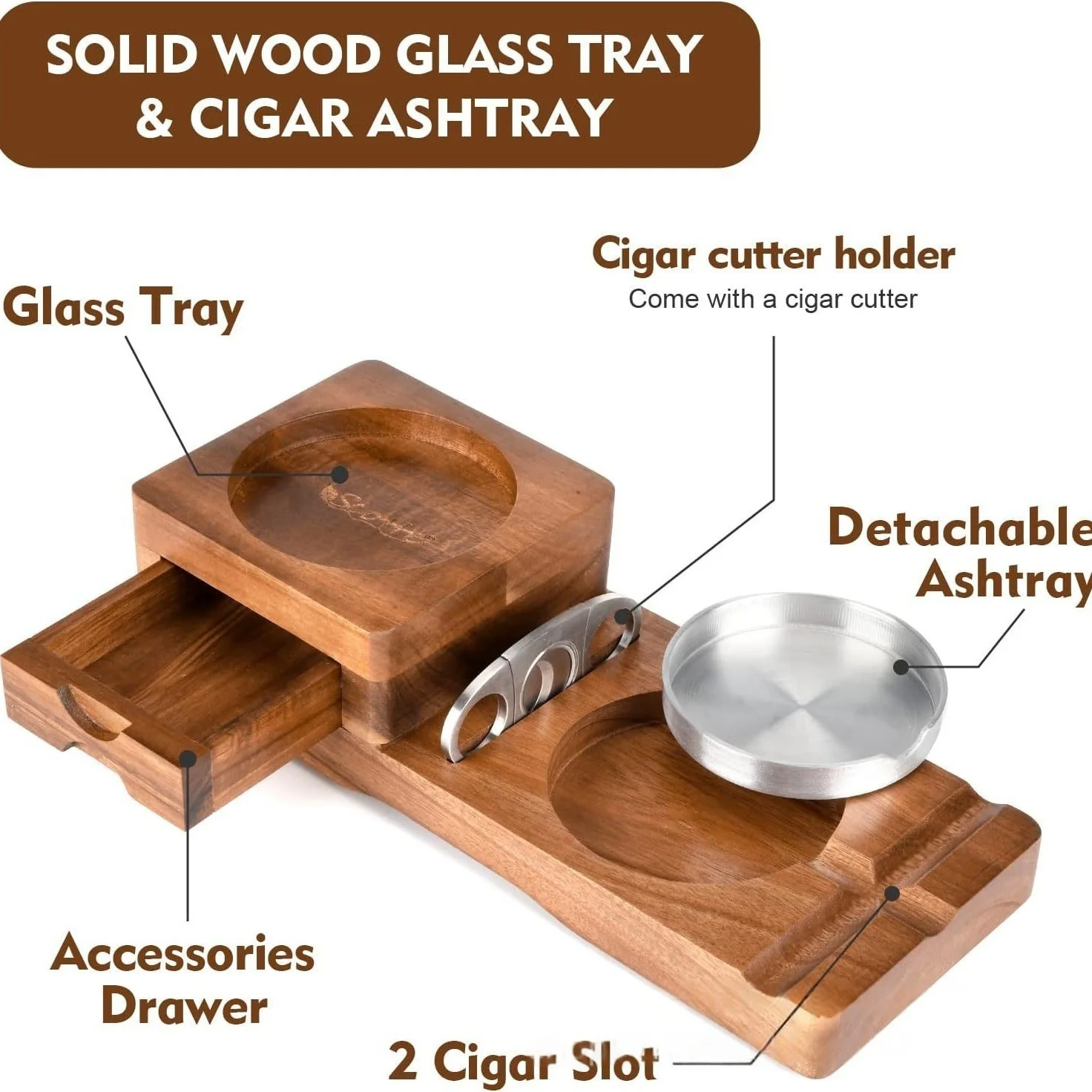 Boîte d'accessoires pour cigar - Cigar Cutter Set avis et prix