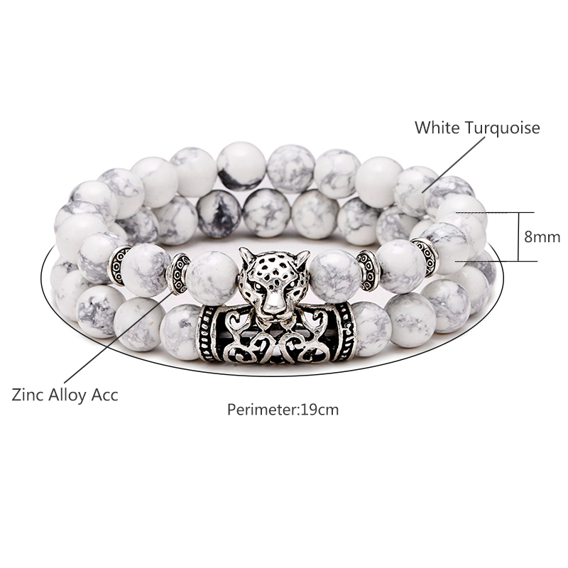 Premium 2 pièces/ensemble léop - Men Accessories Wrist avis et prix
