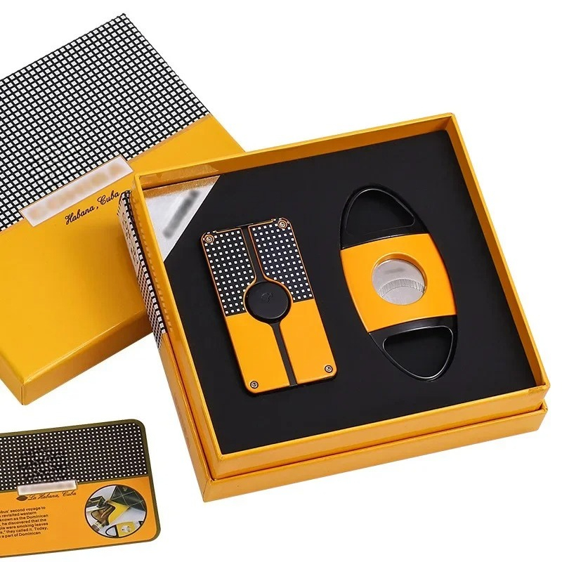 NOUVEAU Coupe-cigares droit à  - Cigar Cutter Set avis et prix