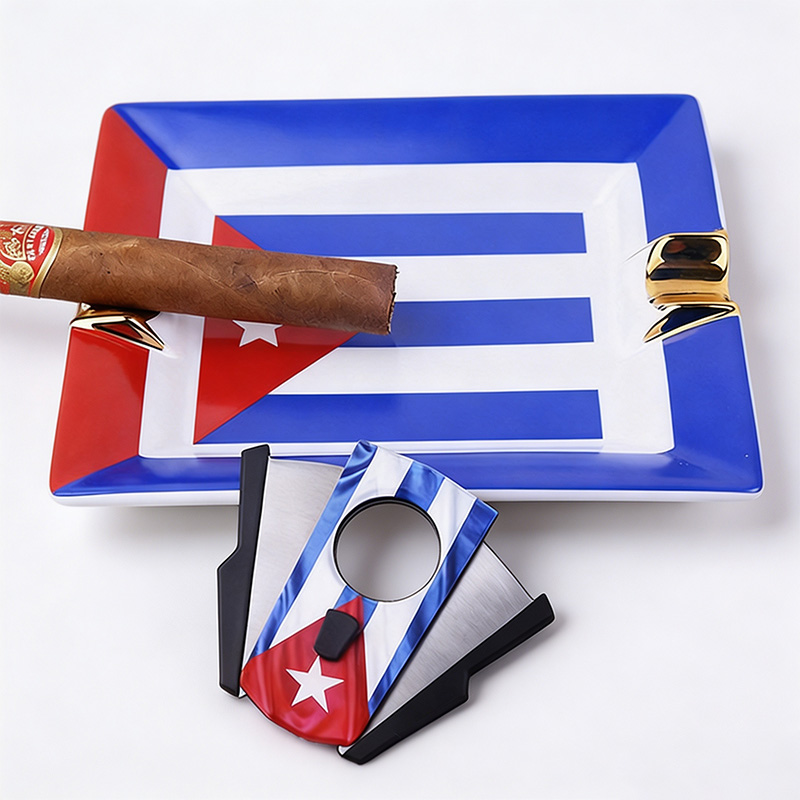 Ensemble de cigares avec drape - Cigar Cutter Set avis et prix
