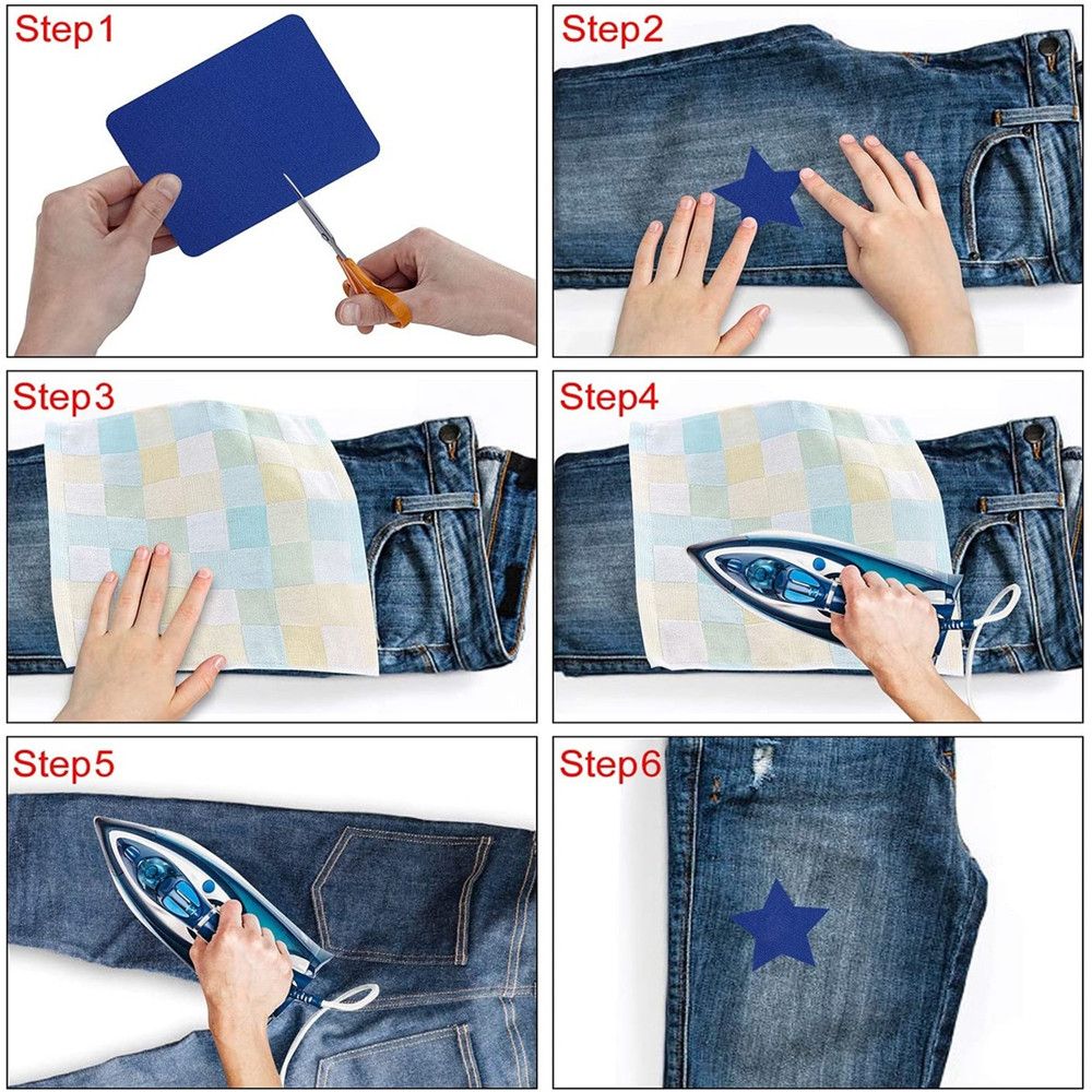 Patchs thermocollants pour jea - Men'S Accessories For Jeans avis et prix