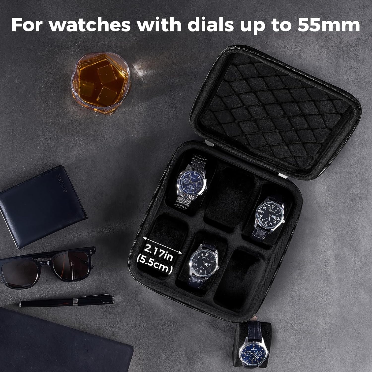 Étui de rangement pour montres - Men'S Accessories Watches avis et prix