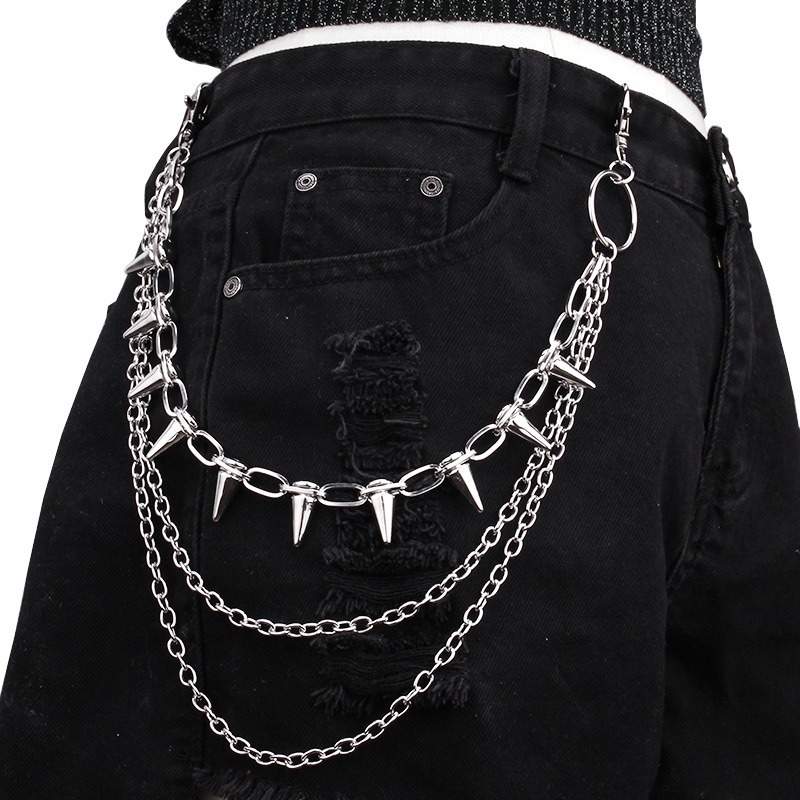 Hip Hop Punk Rock métal pantal - Men'S Accessories For Jeans avis et prix