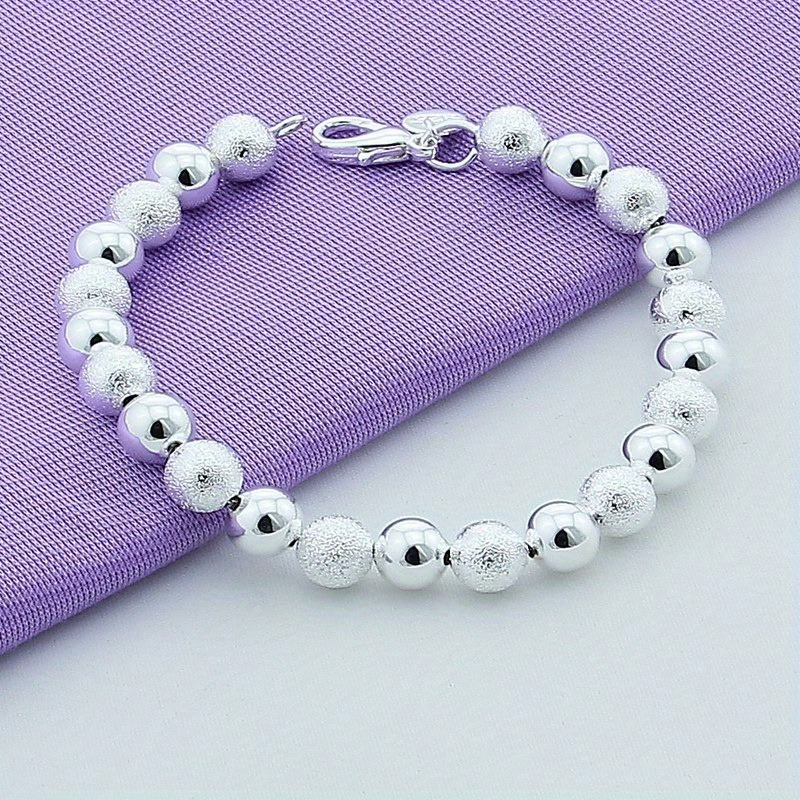 Bracelet à chaîne en argent st - Bracelet Beaded Men avis et prix