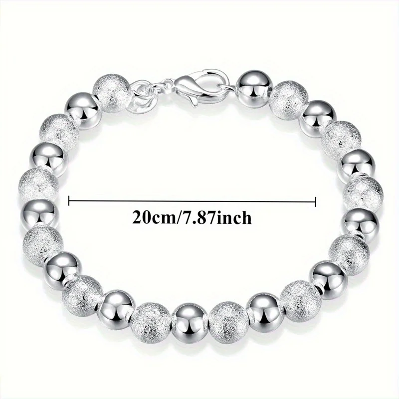 Bracelet à chaîne en argent st - Bracelet Beaded Men avis et prix