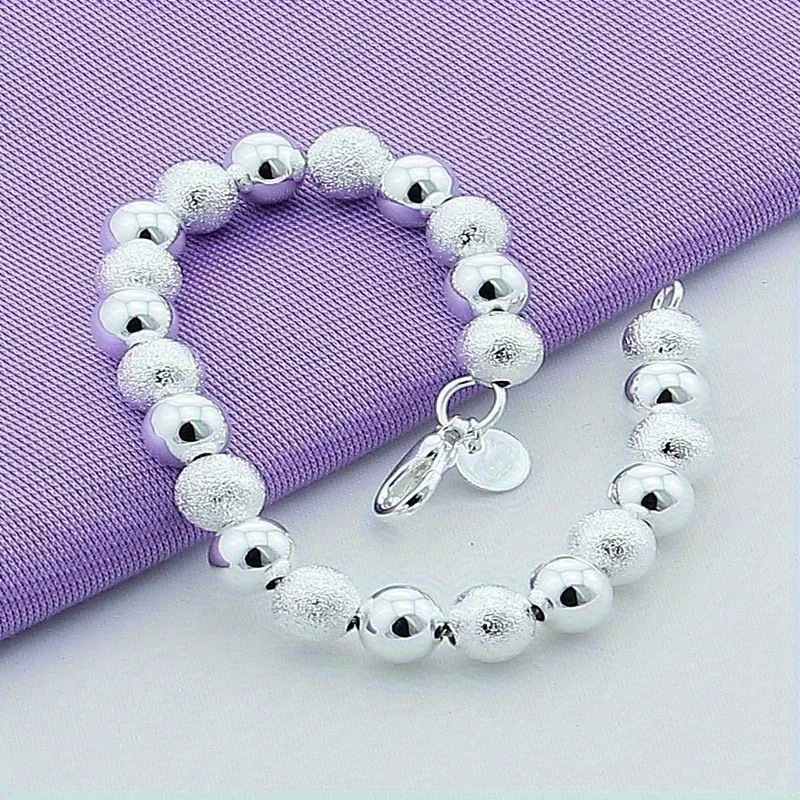 Bracelet à chaîne en argent st - Bracelet Beaded Men avis et prix