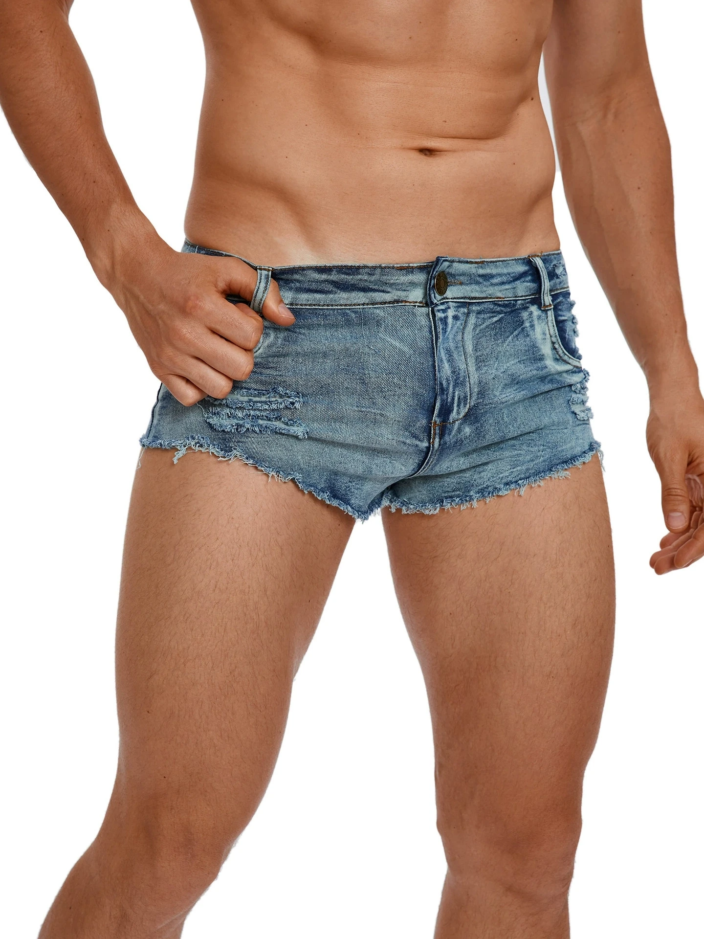 Shorts en jean taille basse po - Men'S Accessories For Jeans avis et prix