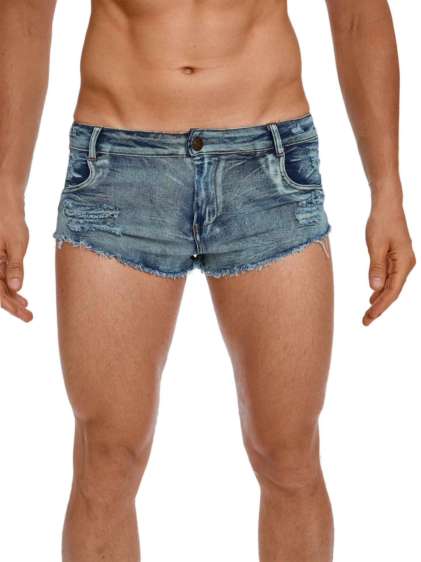 Shorts en jean taille basse po - Men'S Accessories For Jeans avis et prix