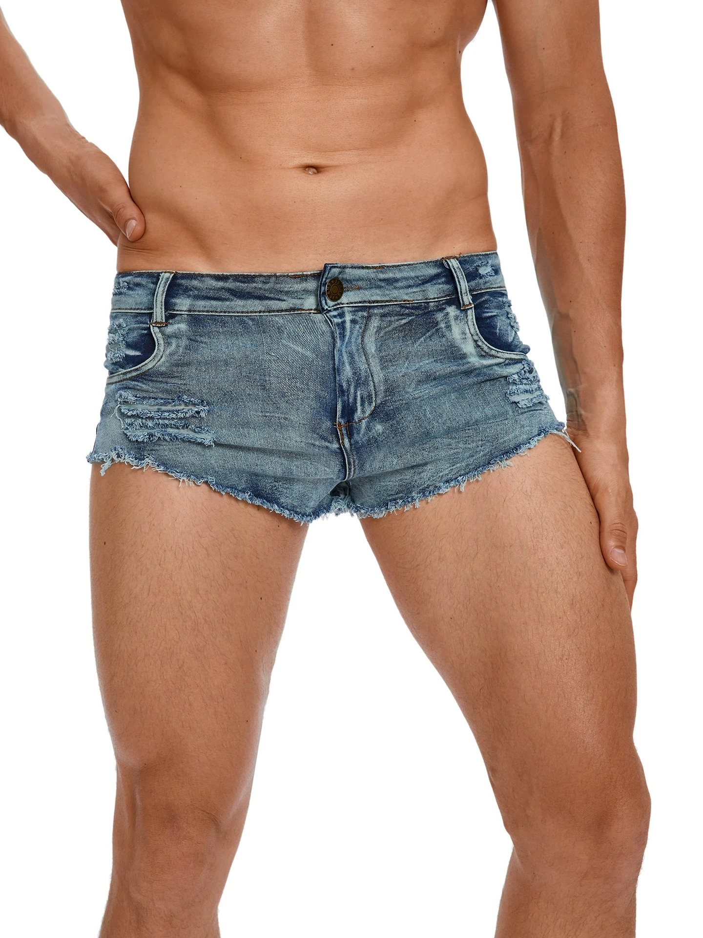 Shorts en jean taille basse po - Men'S Accessories For Jeans avis et prix